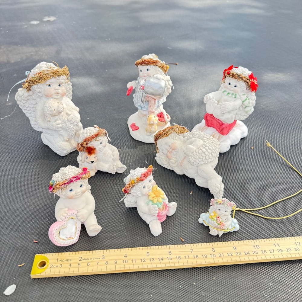 Vintage Dreamsicles Cherub Angel Figurine Lot of‎ 8 Kristin Haynes 1990s 2000s